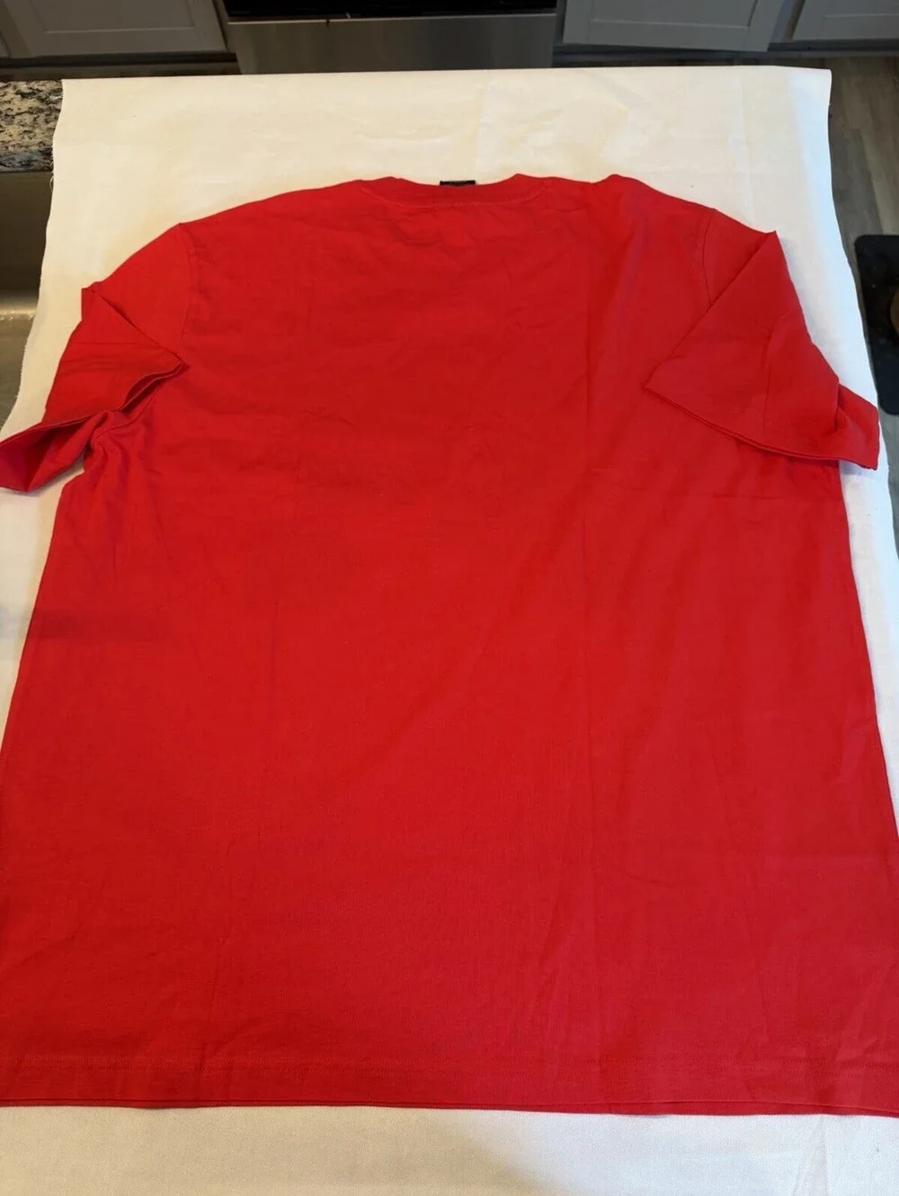 Adidas Big Logo Graphic T-Shirt Men’s 2XL Red Black Short Sleeve NWT Active